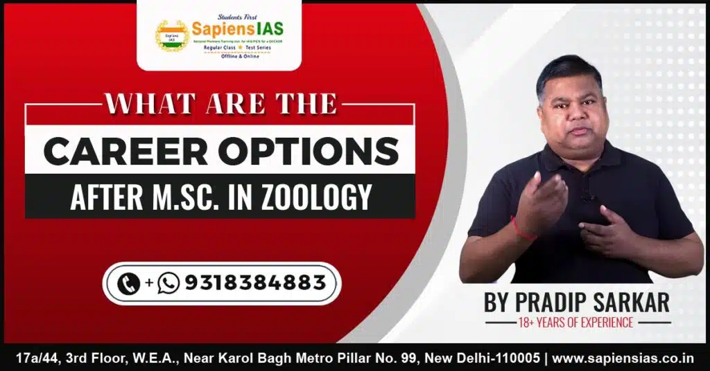 What are the Career Options after M.Sc. in Zoology