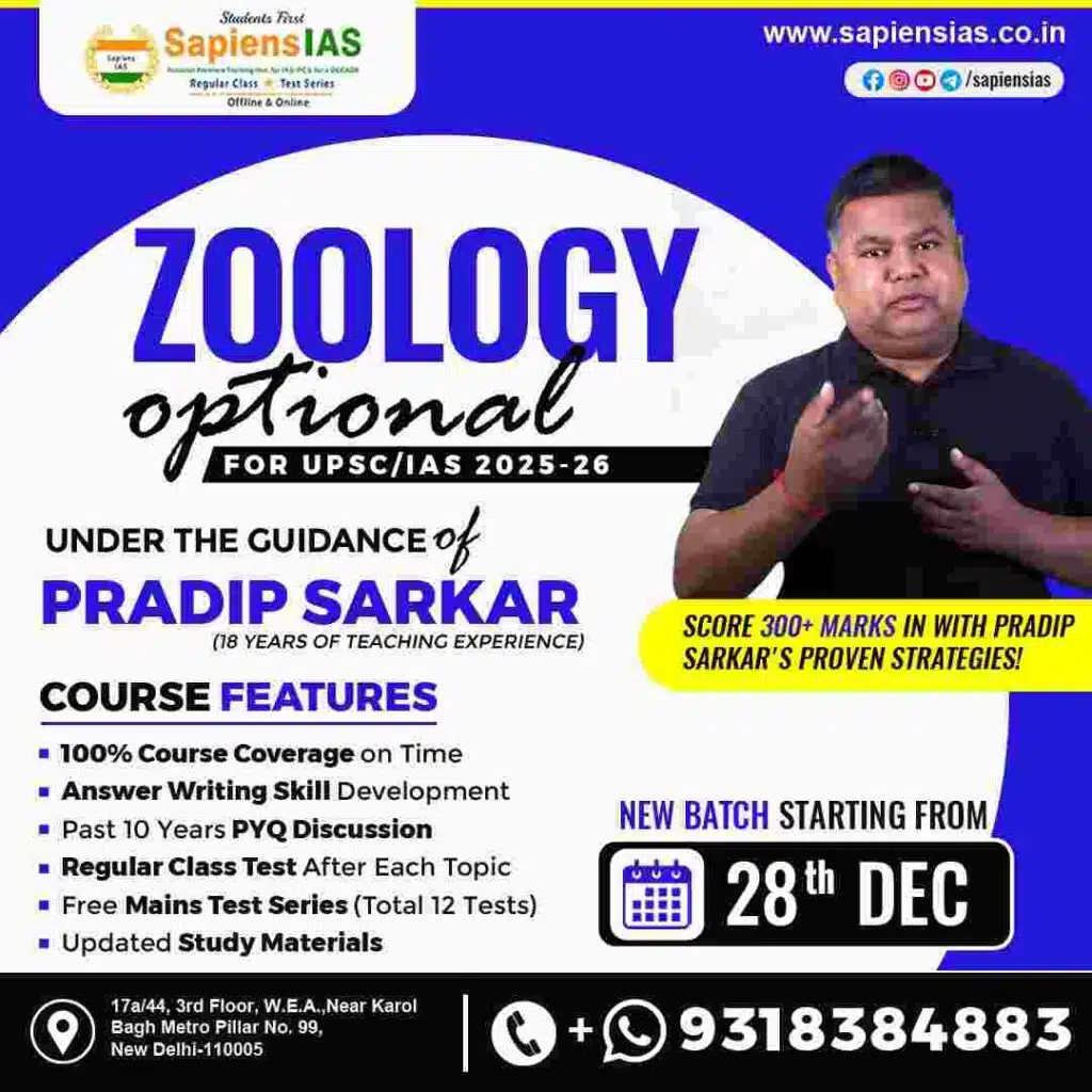 Best Zoology Optional Coaching in Delhi